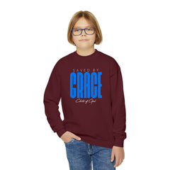 Saved by Grace Youth Crewneck Sweatshirt