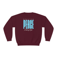 Pray for Peace Men's NuBlend® Crewneck Sweatshirt