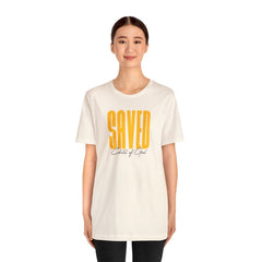 Camiseta unissex de manga curta Saved Child of God