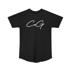 Camiseta urbana masculina de corpo longo CoG Child of God