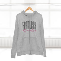 Fearless Child of God Unisex Premium Full Zip Hoodie