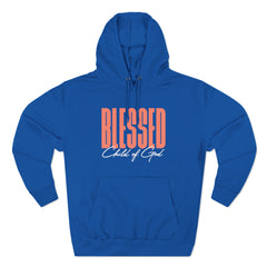 Blessed Child of God Men's Premium Pullover Hoodie