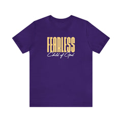 Fearless Child of God Unisex Jersey Short Sleeve Tee