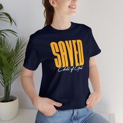 Camiseta unissex de manga curta Saved Child of God