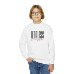 Fearless Child of God Youth Crewneck Sweatshirt