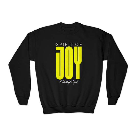 Spirit of Joy Jugend-Sweatshirt mit Rundhalsausschnitt
