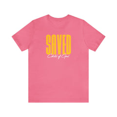 Camiseta unissex de manga curta Saved Child of God