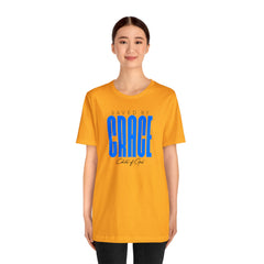 Camiseta de manga curta unissex Saved By Grace