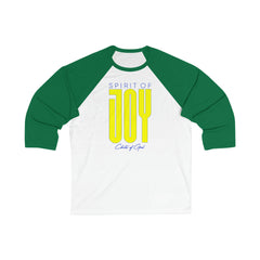 Spirit of Joy Men's 3/4 Sleeve Baseball Tee