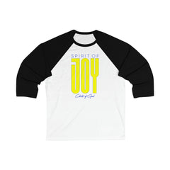 Spirit of Joy Unisex 3/4 Sleeve Baseball Tee