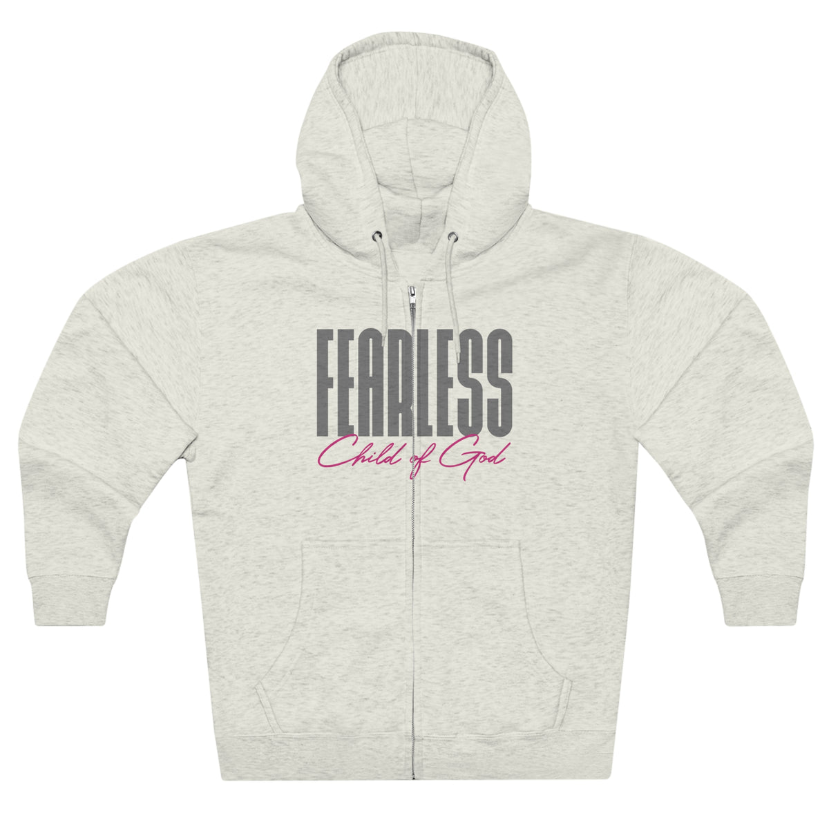 Fearless Child of God Unisex Premium Full Zip Hoodie