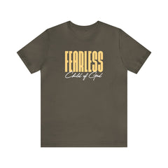 Fearless Child of God Men's Jersey Short Sleeve Tee