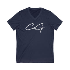 CoG Child of God Unisex Jersey Short Sleeve V-Neck Tee