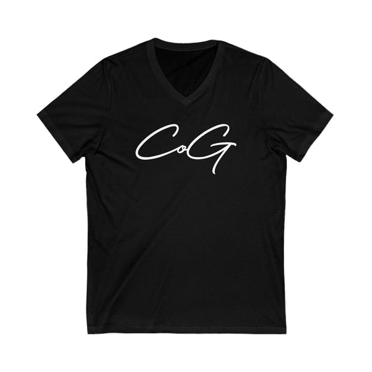 Camiseta masculina CoG Child of God de manga curta com decote em V