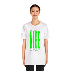 Blessed Life Unisex Jersey Short Sleeve Tee