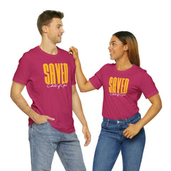 Camiseta unissex de manga curta Saved Child of God