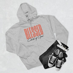 Blessed Child of God Men's Premium Full Zip Hoodie