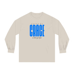 Saved by Grace Men's Long Sleeve T-Shirt