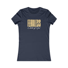 Camiseta favorita das mulheres do Destemido Filho de Deus