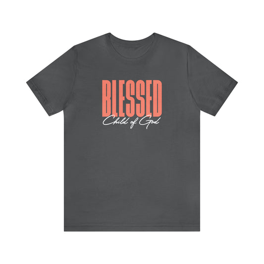 Gesegnetes Kind Gottes Unisex Jersey Kurzarm-T-Shirt