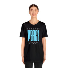 Pray for Peace Unisex Jersey Short Sleeve Tee