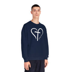 Heart and Cross Men's NuBlend® Crewneck Sweatshirt