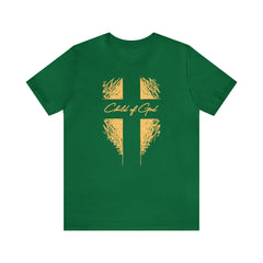 Camiseta de manga curta unissex Shield and Cross