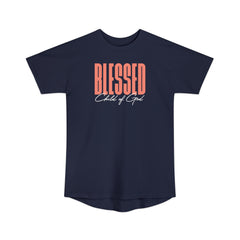 Blessed Child of God Men's Long Body Urban Tee