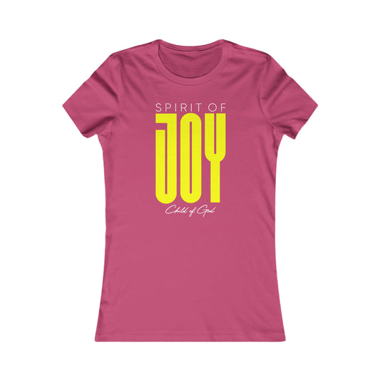 Camiseta favorita das mulheres Spirit of Joy