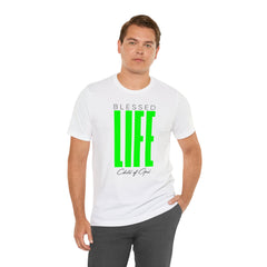 Blessed Life Men's Jersey Short Sleeve Tee