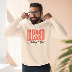 Blessed Child of God Men's Premium Pullover Hoodie