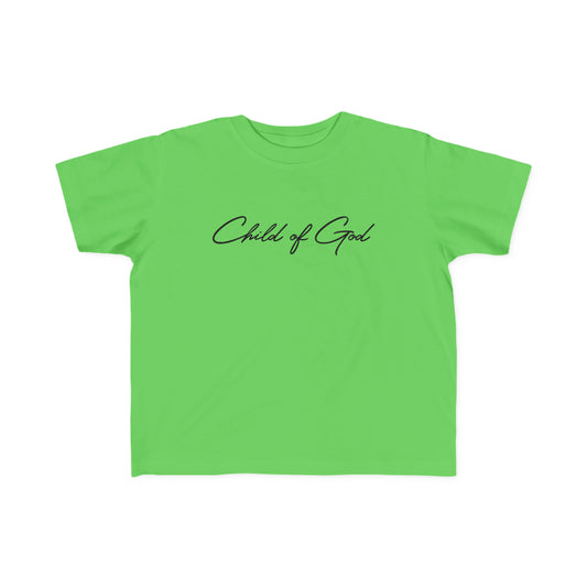 Classic Design Toddler's Fine Jersey Tee - Child of God Project