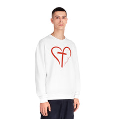 Heart and Cross Men's NuBlend® Crewneck Sweatshirt