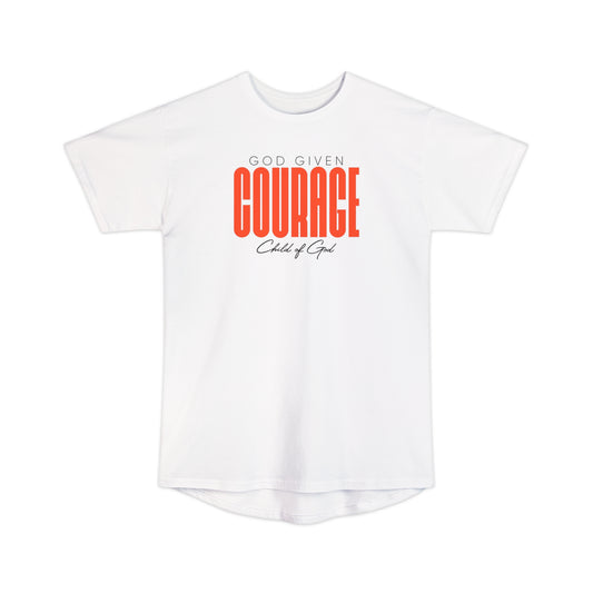 God Given Courage Unisex-Langkörper-Urban-T-Shirt
