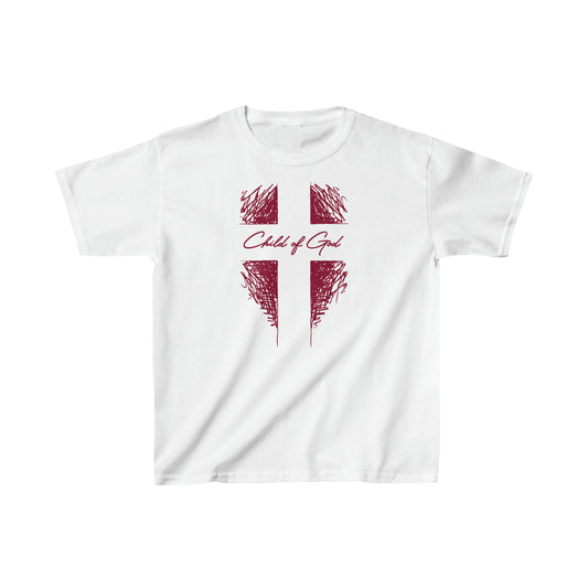Shield and Cross Kids Heavy Cotton™ T-Shirt