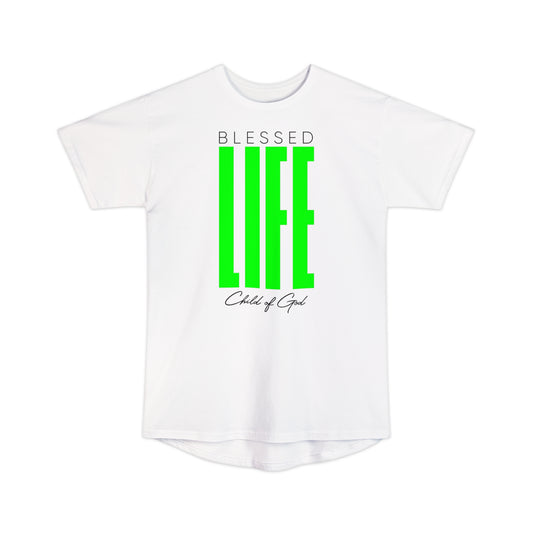Blessed Life Herren-Langkörper-Urban-T-Shirt