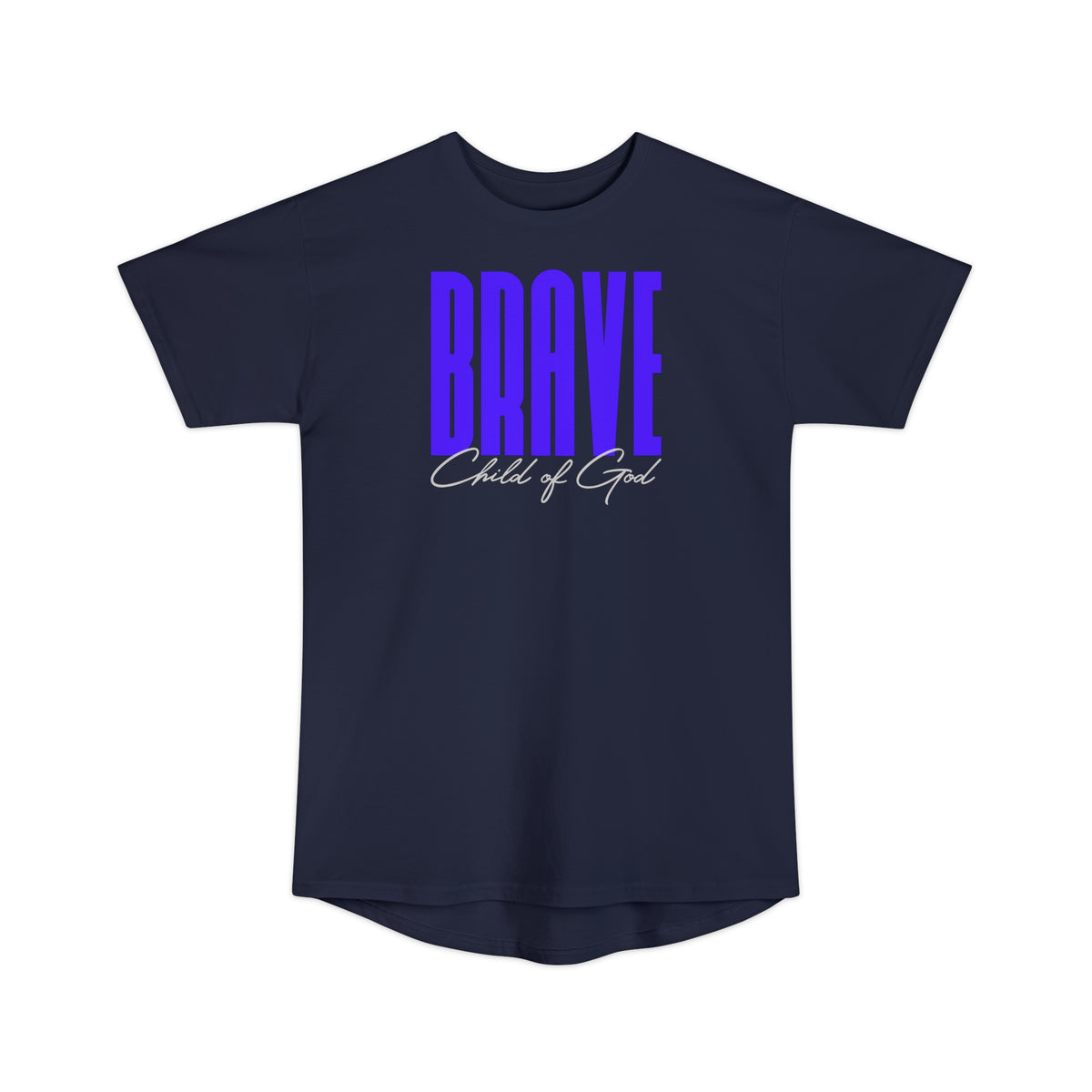 Brave Child of God Camiseta urbana unissex de corpo longo