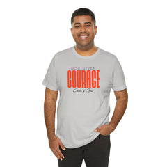 God Given Courage Men's Jersey Short Sleeve Tee