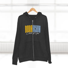 Born Again Child of God Men's Premium Full Zip Hoodie