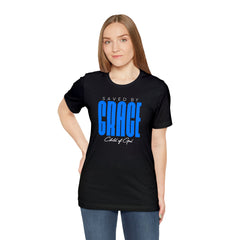 Camiseta de manga curta unissex Saved By Grace