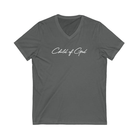 Herren-T-Shirt aus Jersey mit kurzen Ärmeln und V-Ausschnitt im klassischen Design