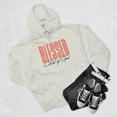 Blessed Child of God Men's Premium Full Zip Hoodie