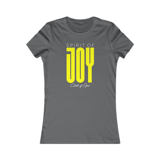 Camiseta favorita das mulheres Spirit of Joy