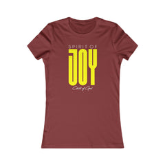 Camiseta favorita das mulheres Spirit of Joy