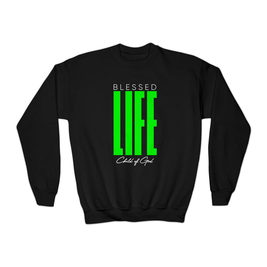Blessed Life Jugend-Sweatshirt mit Rundhalsausschnitt