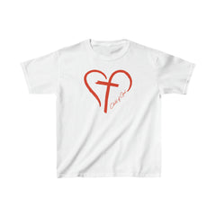 Heart and Cross Kids Heavy Cotton™ Tee