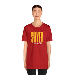 Camiseta unissex de manga curta Saved Child of God