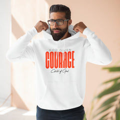 God Given Courage Men's Premium Pullover Hoodie