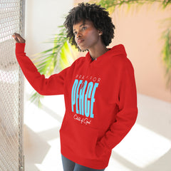 Pray For Peace Unisex Premium Pullover Hoodie - Child of God Project