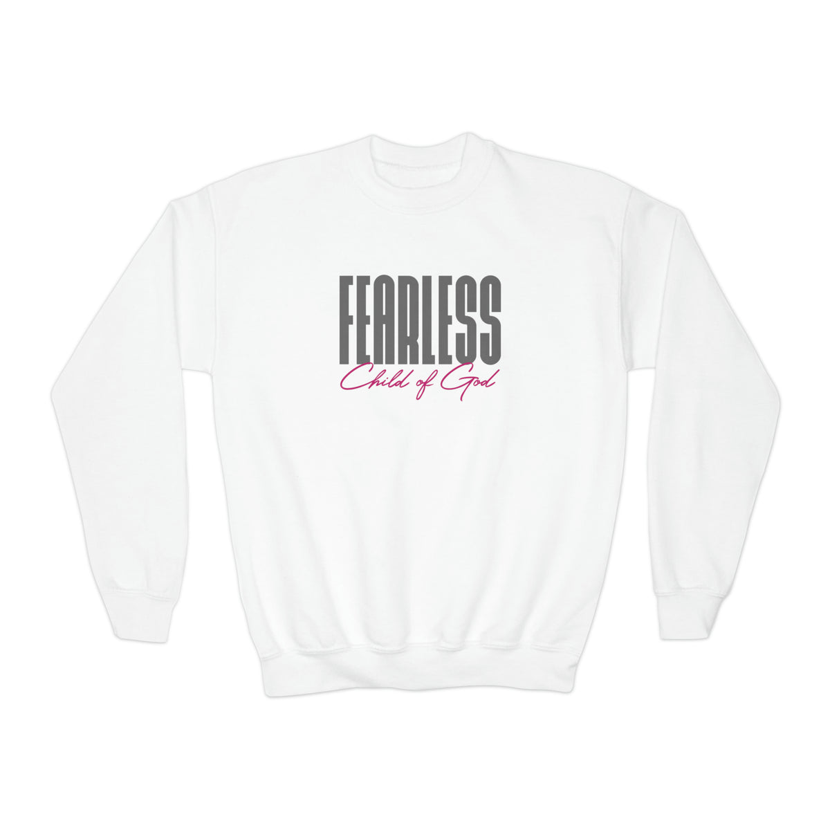 Fearless Child of God Youth Crewneck Sweatshirt